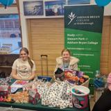 The group running their farmers' market stall