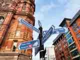 Manchester direction signs