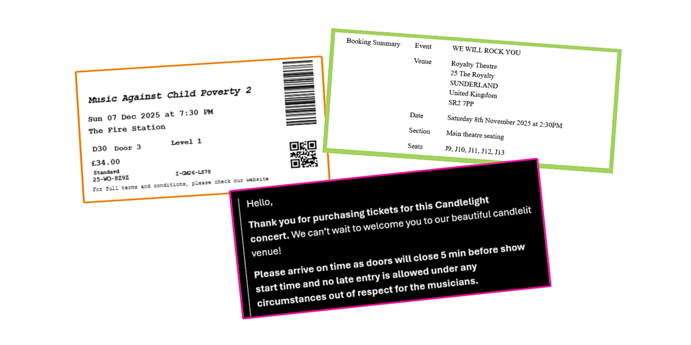 Show tickets