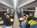 The group on the train!