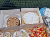 Lots of cakes at the fundraiser 